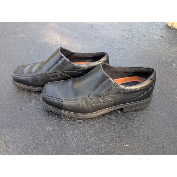 Dunham Men's Dillon Slip On Black Loafer Leather Dress Shoes Sz Size 9 DABO1 - Picture 3 of 9